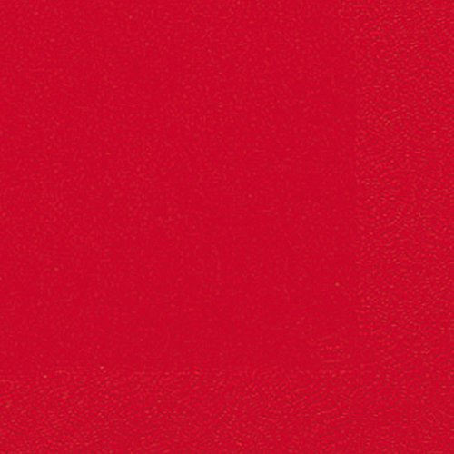 Duni Servietten 3lagig Tissue Uni brillant rot, 33 x 33 cm, 20 Stück; Packungsinhalt: 20 Stück von Duni