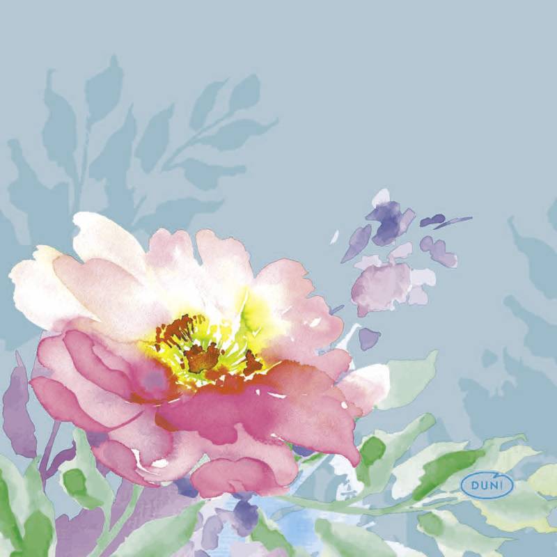 Duni Servietten Bio Flowy Flora 24 x 24 cm - 20er Pack von Duni