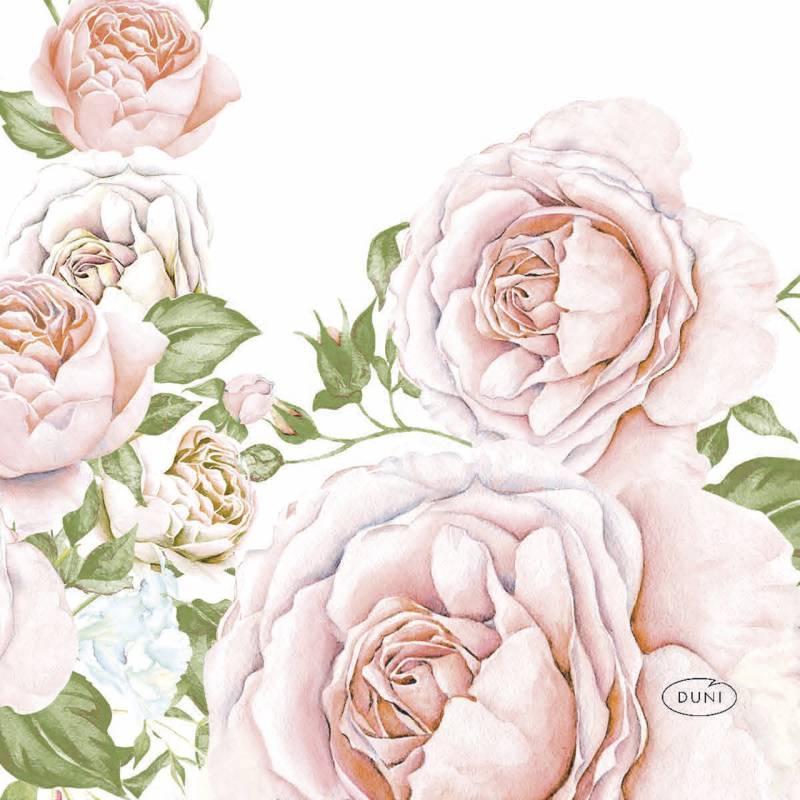 Duni Servietten Bio Rose Glory 24 x 24 cm - 20er Pack von Duni