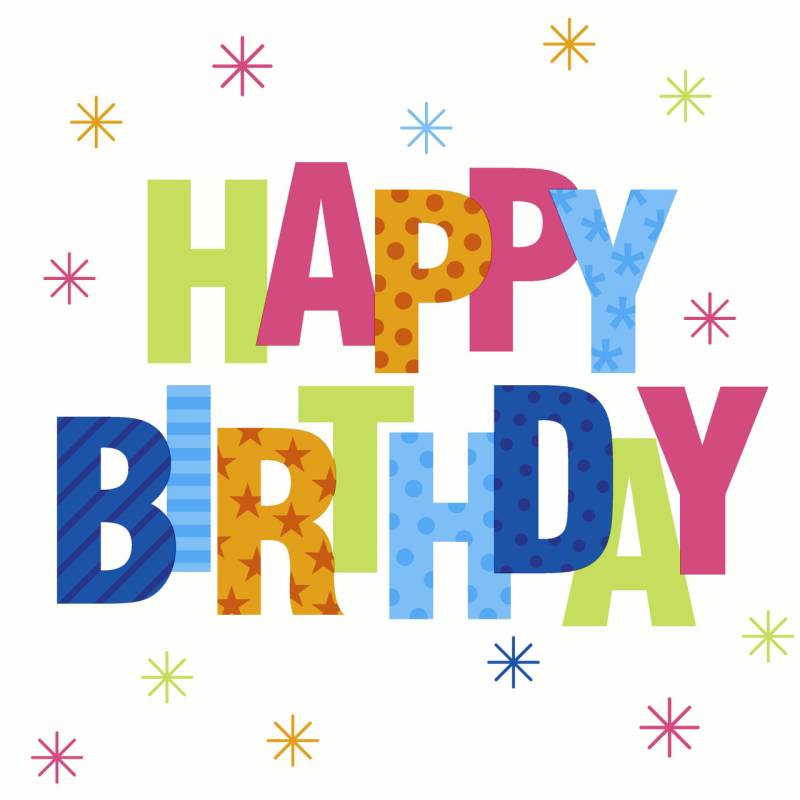 Duni Servietten Birthday Star 33 x 33 cm - 20er Pack von Duni
