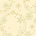 Duni Servietten Classic Stars Shine Creme 33,3 x 33,3 cm 50 Stück von Duni