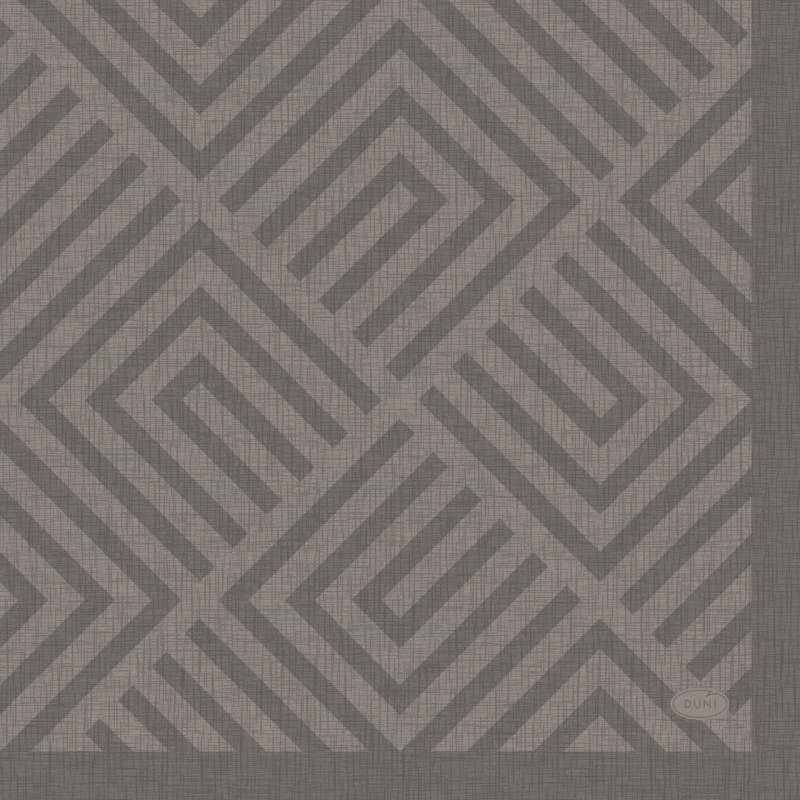 Duni Servietten Mosaik granit grau 33 x 33 cm - 20er Pack von Duni