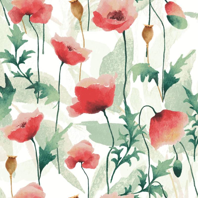 Duni Servietten Poppys Delight 33 x 33 cm - 20er Pack von Duni