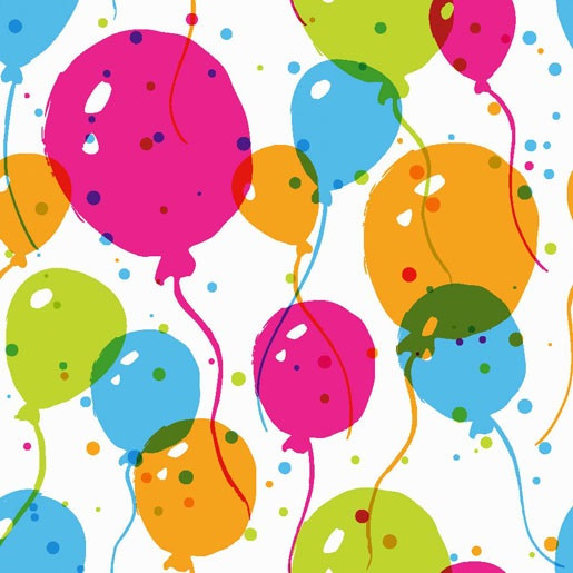 Duni Servietten Splash ballons 24 x 24 cm - 20er Pack von Duni