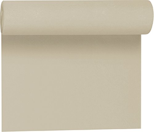 Duni Tête-à-Tête-Tischläufer aus Dunicel alle 120 cm perforiert, Uni greige, 40 x 2400 cm von Duni