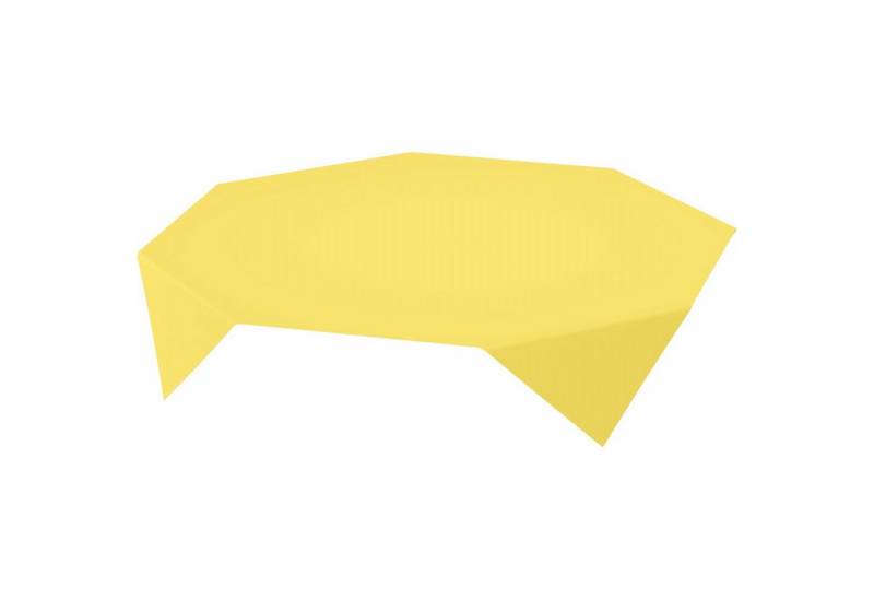Duni Tischdecke 100 Dunicel® Mitteldecken gelb, 84 cm x 84 cm, 222594 von Duni
