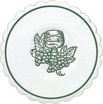 Duni Untersetzer 8lagig Tissue Uni Traube jägergrün, ø 10,5 cm, 250 Stück Duni Untersetzer 8lagig Tissue Uni Traube jägergrün, ø 10,5 cm, 250 Stück von Duni