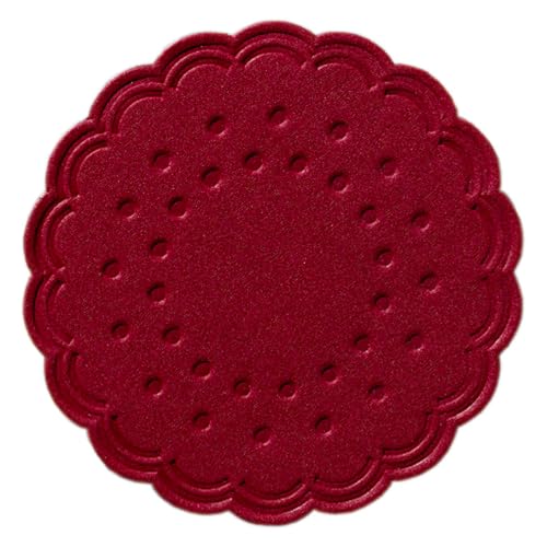 Duni Untersetzer 8lagig Tissue Uni bordeaux, ø 7,5 cm, 250 Stück von Duni