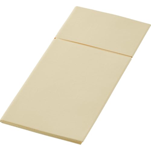Duniletto Servietten Taschen cream 46 Stück 1er Pack von Duni