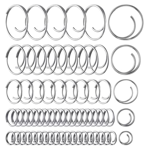 Dunkive Splintringe aus Edelstahl in 5 Größen, langlebig, 316 Edelstahl, sichere beliebte Größen von Gabelkopfstiften, Edelstahl-Marine-Hardware für Anhängerkupplungsstifte, 66 Stück Dunkive Splintringe aus Edelstahl in 5 Größen, langlebig, 316 Edelstahl, sichere beliebte Größen von Gabelkopfstiften, Edelstahl-Marine-Hardware für Anhängerkupplungsstifte, 66 Stück von Dunkive