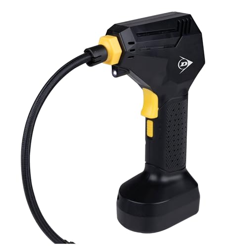 Dunlop Automotive - Luftkompressor digital - 150 PSI - 12 V - inklusive 2 Nadeln Dunlop Automotive - Luftkompressor digital - 150 PSI - 12 V - inklusive 2 Nadeln von DUNLOP