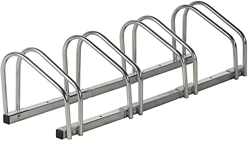 Dunlop Sport - Metall Fahrradständer für 4 Räder - Fahrradhalter Bodenständer Wand und Bodenmontag - 100cm von DUNLOP