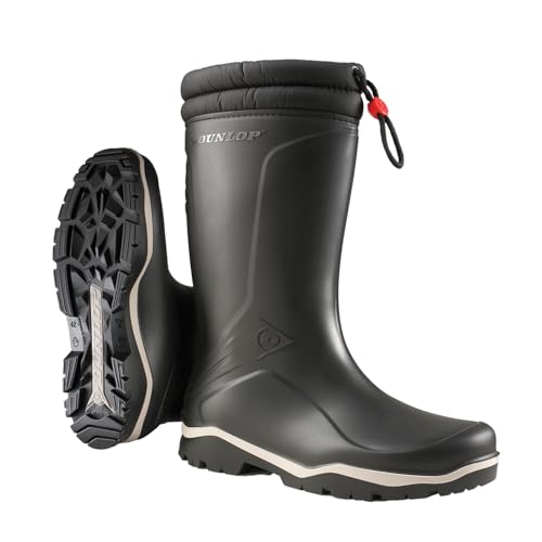 Dunlop Protective Footwear Mens Blizzard fur lining Unisex-Erwachsene Gummistiefel, Schwarz 45 EU von DUNLOP