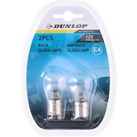 2er-Pack Glühbirnen, 12V, 21W, Autoersatz Dunlop 99960 2er-Pack Glühbirnen, 12V, 21W, Autoersatz Dunlop 99960 von Dunlop