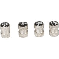 4 x Ventilkappe silber geriffelt von Dunlop