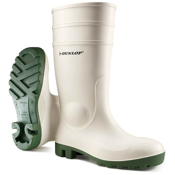 Dunlop® - Stiefel Protomastor, weiß/grün, Größe 41 von Dunlop