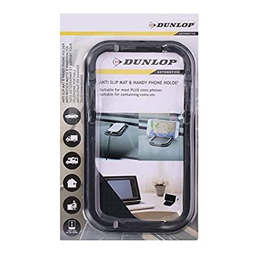 Dunlop Antirutschmatte Amaturenablage Handyhalter, 18,5x10cm von DUNLOP
