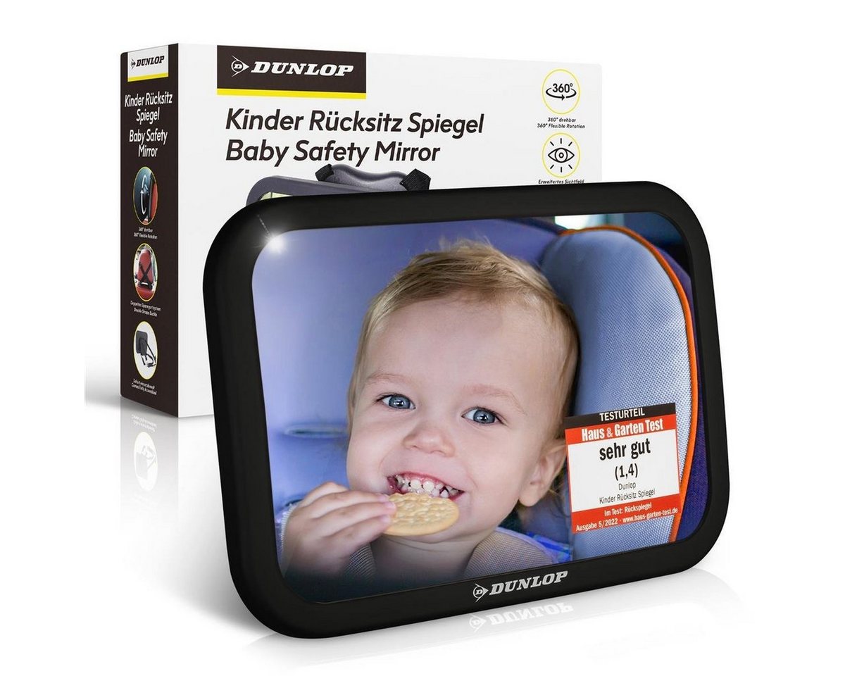 Dunlop Babyspiegel Spiegel Auto Baby Rücksitzspiegel von Dunlop