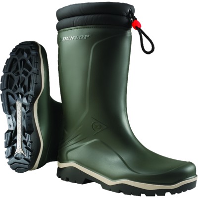 Gummistiefel Blizzard Fur Lining K486061, Polyvinylchlorid (PVC), grün, Größe 40 von Dunlop