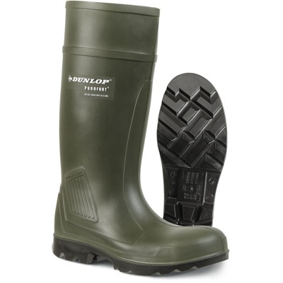 Gummistiefel PUROFORT®+ full safety S5 CI SRC, grün, Größe 38 von Dunlop