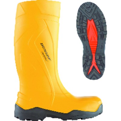 Gummistiefel Purofort®+ full safety C762241, S5, gelb, Größe 43 von Dunlop