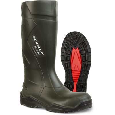 Sicherheits-Gummistiefel Purofort®+ full safety C762933, S5, grün, Größe 42 von Dunlop