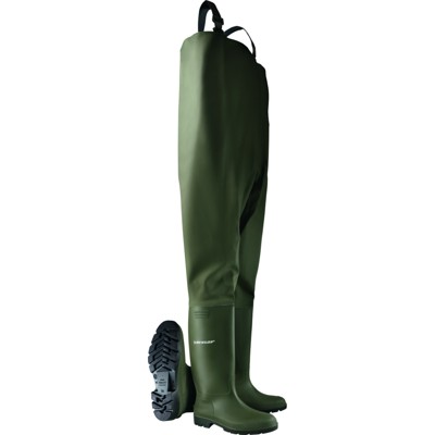 Wathose Pricemastor, dunkelgrün, Größe 41 von Dunlop
