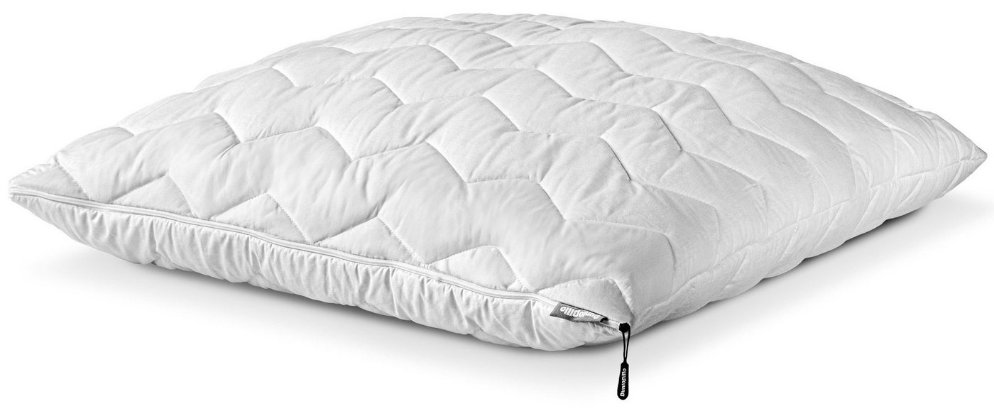 Dunlopillo Baumwollkissen Life 40x80 oder 80x80 cm, Dunlofill® Vital High-Tech-Faserbällchen, Füllung: Polyester, Bezug: 100% Baumwolle, Bauchschläfer, Rückenschläfer, Seitenschläfer, Aqua-Clean-Gewebe, allergikerfreundlich, pflegeleicht von Dunlopillo