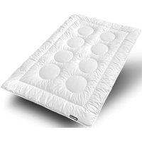 Dunlopillo Baumwollbettdecke "Fusion, Bettdecken für Sommer und Winter" warm Füllung Polyester 1 Stk. tlg. Bettdecke 135x200 cm, 155x220 cm, Dunlofill Helix-Micro-Faser, Decke von Dunlopillo