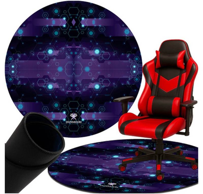 Dunmoon Bodenschutzmatte Bürostuhlunterlage Gaming-Matte, Spar-Set, 1-St., dekorativ, Oberfläche schützt zuverlässig vor verschütteten Getränken von Dunmoon