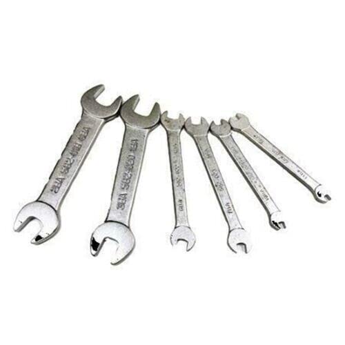 Dunnet Tools 6-teiliges Midget Schraubenschlüssel-Set, Präzisions-Mittel 0ba - 11ba mit Koffer, Ba Standard Schraubenschlüssel-Sets, Schraubenschlüssel-Set, Handwerkzeuge, Heizkörperschlüssel, von Dunnet Tools