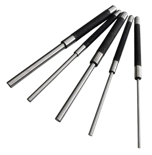 Dunnet Tools Parallel-Pintentreiber-Set, lange Reihe, 5-teiliges professionelles Metallstanzwerkzeug-Set für Heimwerker, Metallbearbeitung und Autoreparatur mit robuster Stahlkonstruktion Dunnet Tools Parallel-Pintentreiber-Set, lange Reihe, 5-teiliges professionelles Metallstanzwerkzeug-Set für Heimwerker, Metallbearbeitung und Autoreparatur mit robuster Stahlkonstruktion von Dunnet Tools