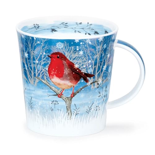 Dunoon Mugs Cairngorm Moonlight Christmas Tasse – Rotkehlchen (CA-MOOL-RO) von Dunoon Mugs