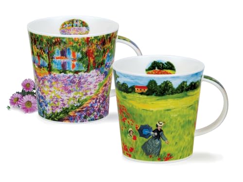 Dunoon 2er Set Becher Cairngorm Giverny 0,48l Fine Bone China Porzellan | 480ml | Hochwertige Kaffeetassen | H:11cm | Künstlerisches Design | Spülmaschinenfest | Perfektes Geschen Dunoon 2er Set Becher Cairngorm Giverny 0,48l Fine Bone China Porzellan | 480ml | Hochwertige Kaffeetassen | H:11cm | Künstlerisches Design | Spülmaschinenfest | Perfektes Geschen von Dunoon