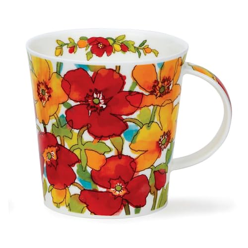 Dunoon Becher Cairngorm Flower Shower Red - 0,48l von Dunoon