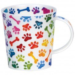 Dunoon Bone China Lomond Mug - Pawprints Range - Colourful Dog Paws Dunoon Bone China Lomond Mug - Pawprints Range - Colourful Dog Paws von Dunoon