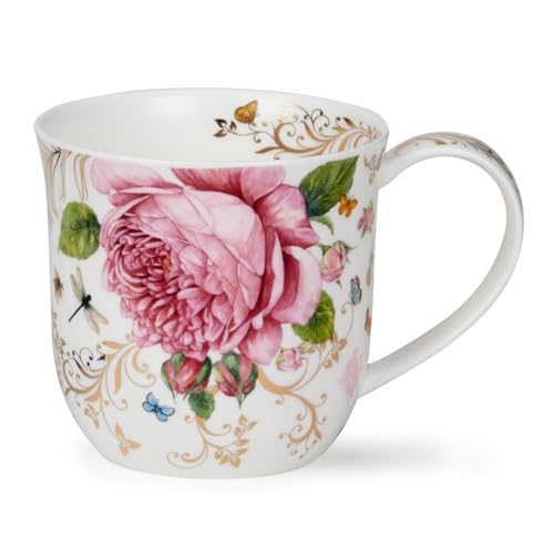 Dunoon Cumbrae Vintage Rose 0,45 Liter Fine Bone China Becher mit 22 Karat Gold Detaillierung Dunoon Cumbrae Vintage Rose 0,45 Liter Fine Bone China Becher mit 22 Karat Gold Detaillierung von Dunoon