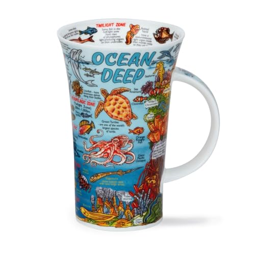 Dunoon Glencoe Ocean Deep 0,5 Liter Fine Bone China Becher von Dunoon