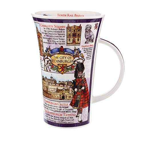 Dunoon Tasse, Glenocoe-Form, Motiv: Edinburgh von Dunoon
