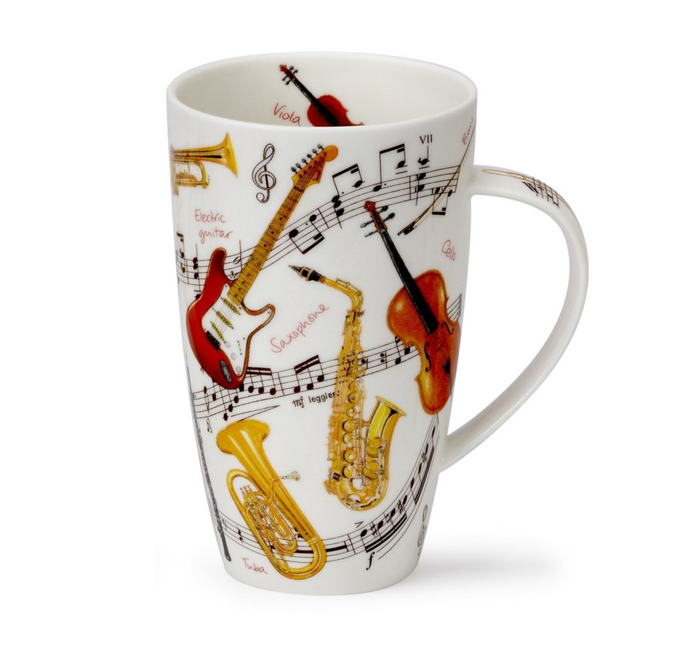 Dunoon Tasse Becher Henley Instruments 600ml Bone China Kaffeetasse 15cm Teetasse, Porzellan, Spülmaschinengeeignet Dunoon Tasse Becher Henley Instruments 600ml Bone China Kaffeetasse 15cm Teetasse, Porzellan, Spülmaschinengeeignet von Dunoon