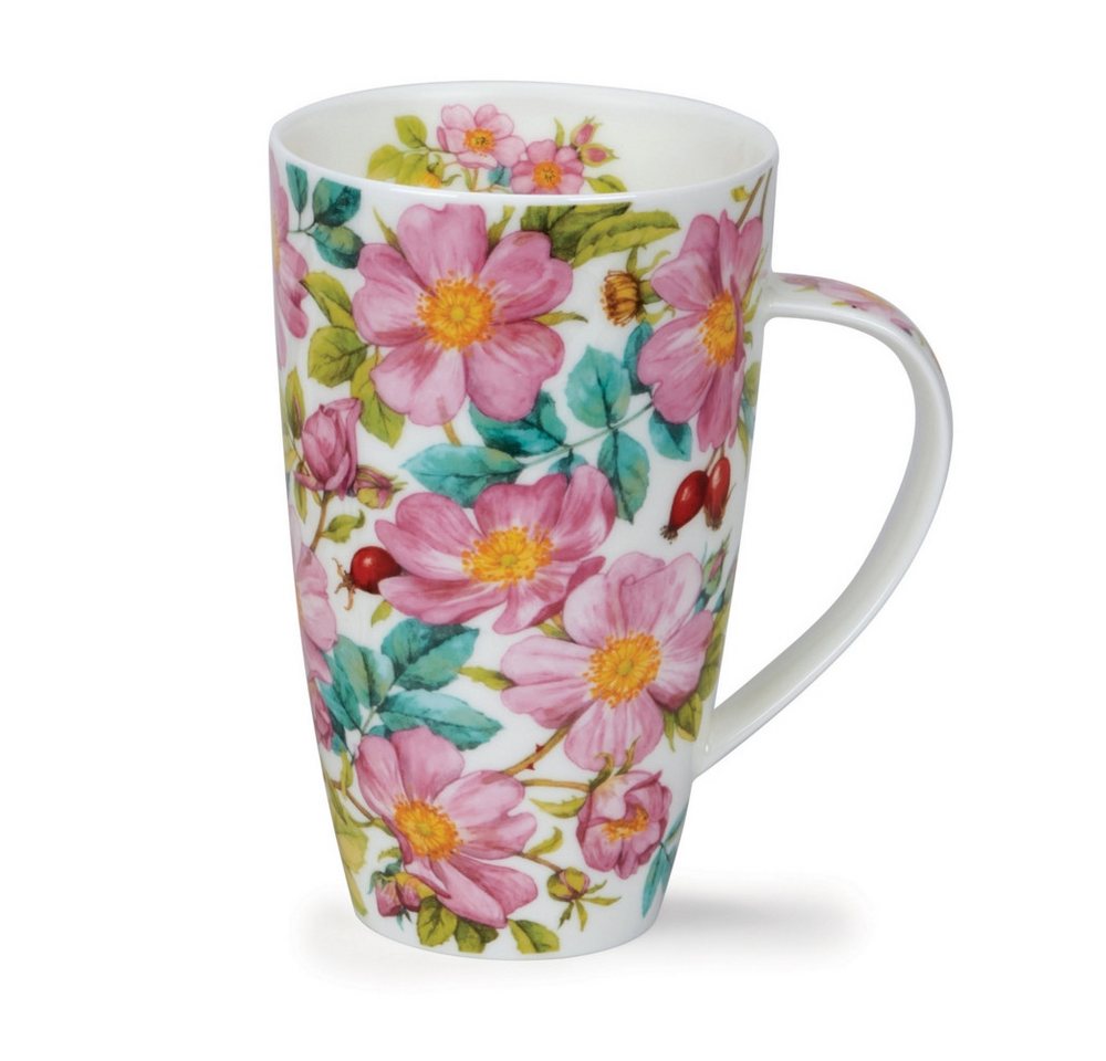 Dunoon Tasse Becher Henley Wild Rose 600 ml Bone China Kaffeetasse 15cm Teetasse, Porzellan, Spülmaschinengeeignet Dunoon Tasse Becher Henley Wild Rose 600 ml Bone China Kaffeetasse 15cm Teetasse, Porzellan, Spülmaschinengeeignet von Dunoon