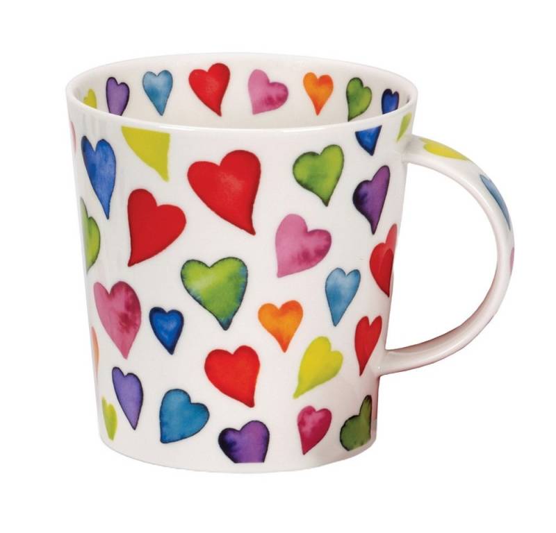 Dunoon Tasse Becher Lomond Warm Hearts Bunte Herzen 0,32 l Bone China Porzellan, Porzellan, Spülmaschinengeeignet Dunoon Tasse Becher Lomond Warm Hearts Bunte Herzen 0,32 l Bone China Porzellan, Porzellan, Spülmaschinengeeignet von Dunoon