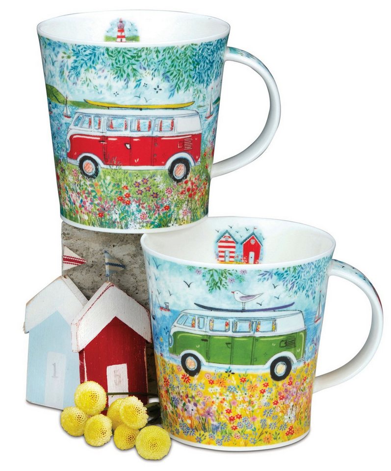 Dunoon Tasse Fine Bone Porzellan Becher Cairngorm Cool Campers 2er Set Kaffeetasse, Porzellan, Spülmaschinengeeignet Dunoon Tasse Fine Bone Porzellan Becher Cairngorm Cool Campers 2er Set Kaffeetasse, Porzellan, Spülmaschinengeeignet von Dunoon