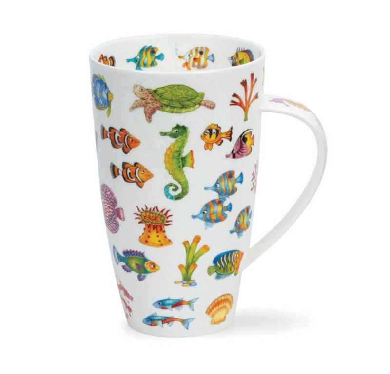 Dunoon Tasse Fishy Wishy Henley 0,6 l Fine Bone China Porzellan von Dunoon