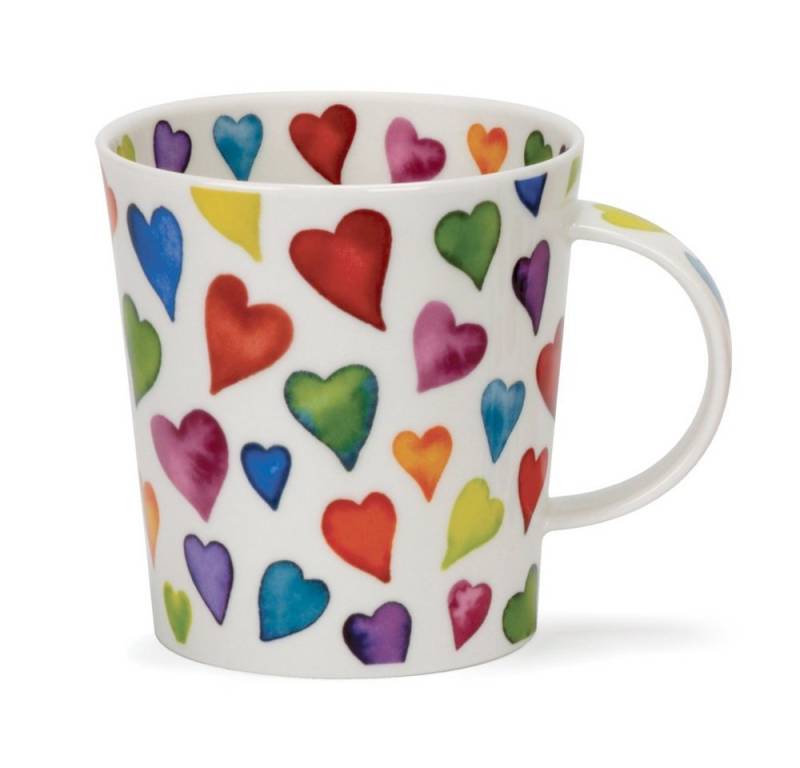 Dunoon Tasse Warm Hearts Lomond Fine Bone China Porzellan 0,32 L von Dunoon