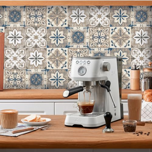 Fliesenaufkleber Blau Braun Badezimmerfliesenaufkleber Pvc Zum Aufkleben Auf Badezimmerfliesen Selbstklebende Fliesen Küchenfliesen Zum Aufkleben Wandfliesenaufkleber Abziehen und Aufkleben Von Bode von Dunxiles