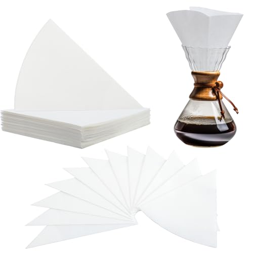 Dunzoom Halbmond-Kaffeefilter, vorgefaltet, Einweg-Papierfilter, 5 bis 13 Tassen, zum Übergießen und Tropfen, 200 Stück Dunzoom Halbmond-Kaffeefilter, vorgefaltet, Einweg-Papierfilter, 5 bis 13 Tassen, zum Übergießen und Tropfen, 200 Stück von Dunzoom
