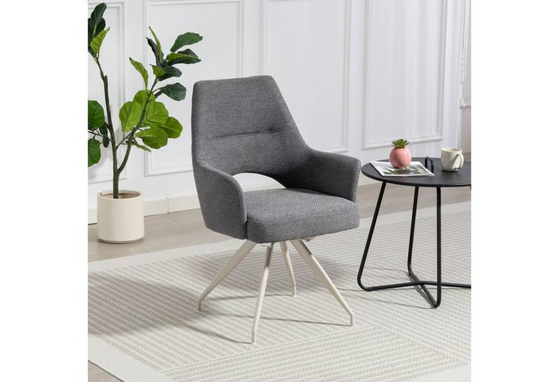 Duo Collection 4-Fußstuhl (2 St), 180° drehbar mit Rückholfunktion von Duo Collection