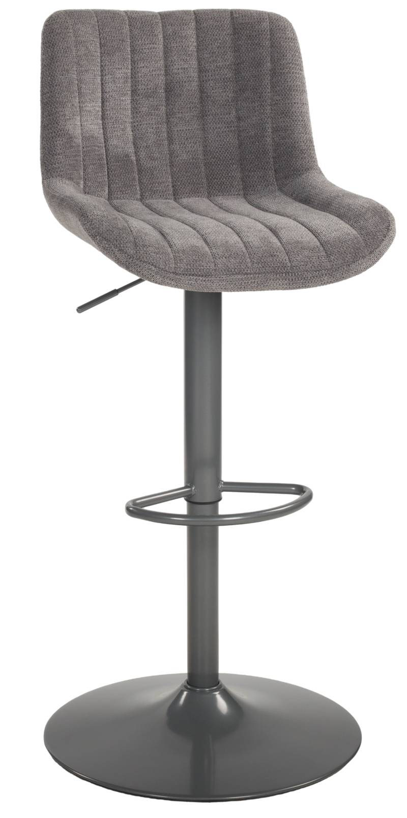 Duo Collection Barhocker KELLY in Webstoff 112 kieselgrau von Duo Collection