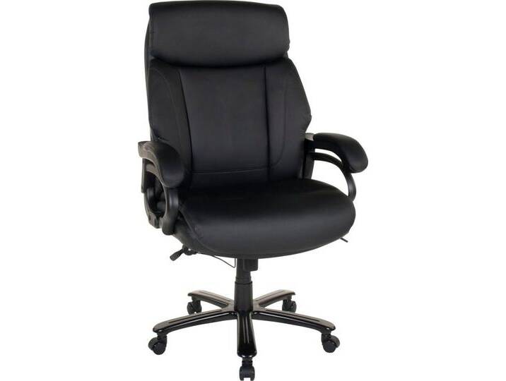 Duo Collection Chefsessel Ennio, Federkern, bis 180kg, robust, schwarz von Duo-Collection